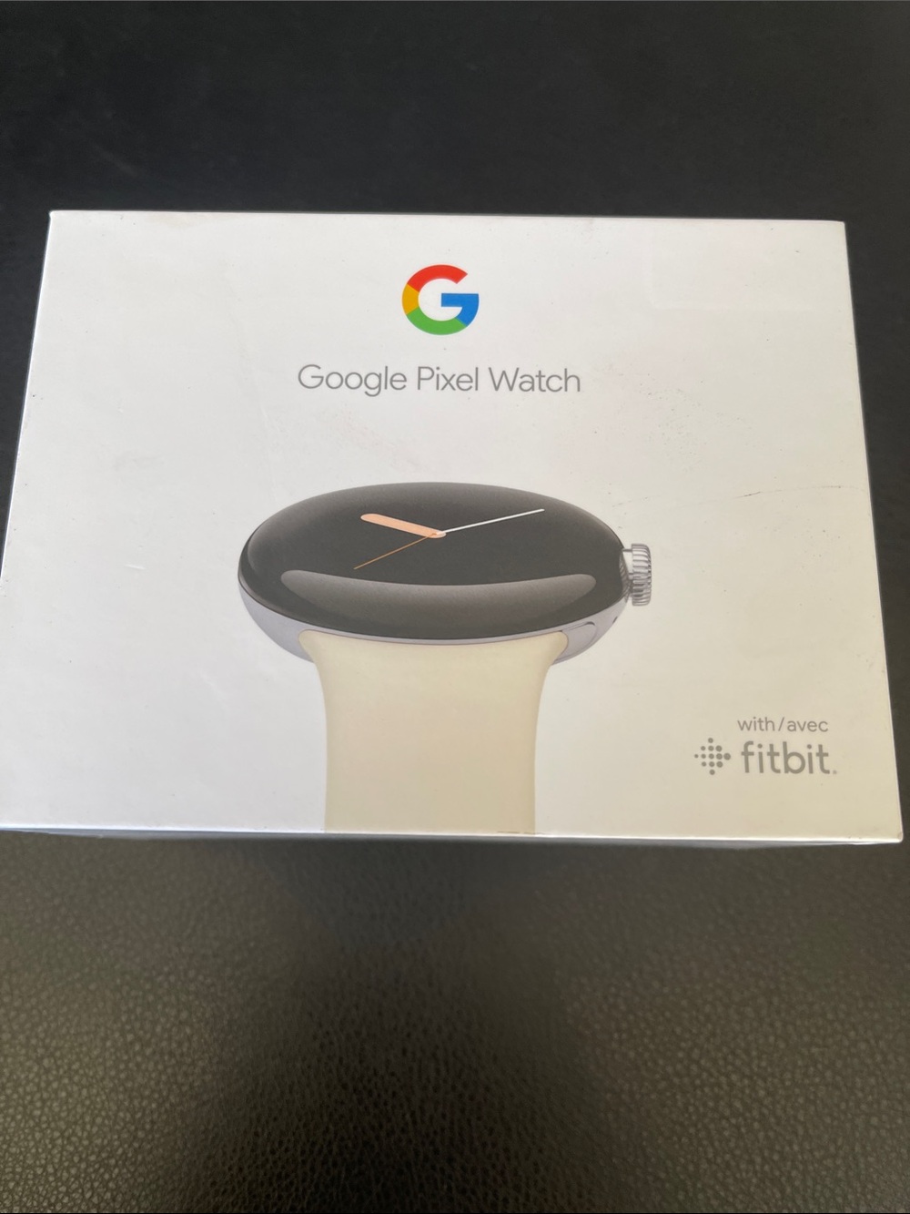 Google Pixel Watch with Cream Band